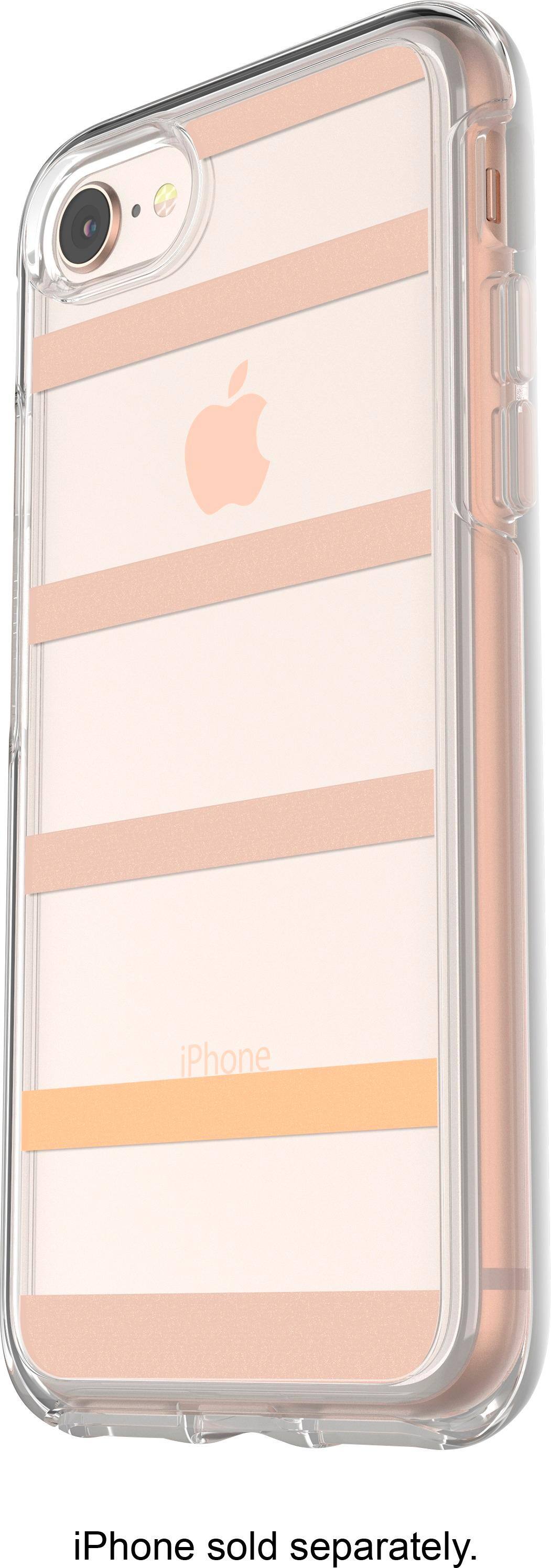 Alt View 16. OtterBox - Symmetry Series Case for Apple® iPhone® 7 and 8 - Clear/Inside the Lines.