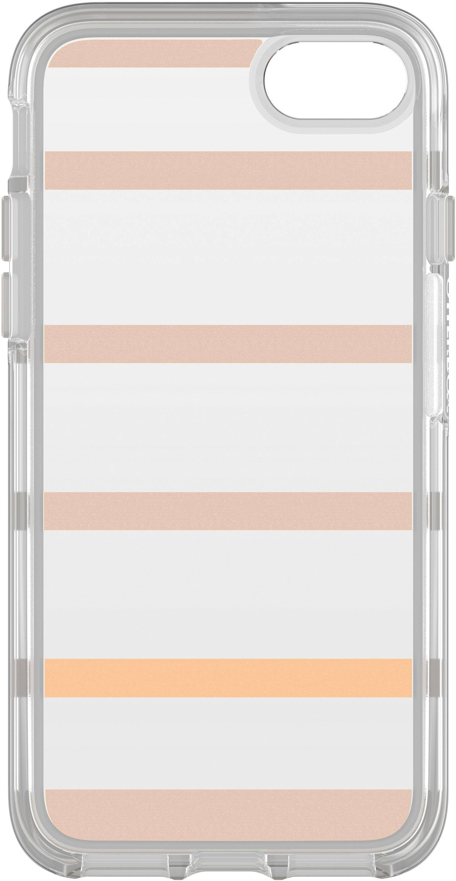 Alt View 3. OtterBox - Symmetry Series Case for Apple® iPhone® 7 and 8 - Clear/Inside the Lines.