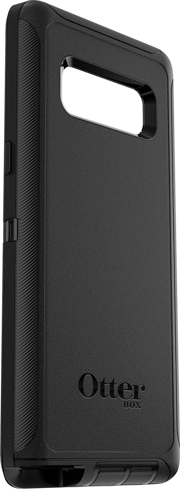 Angle. OtterBox - Defender Series Case for Samsung Galaxy Note8 - Black.