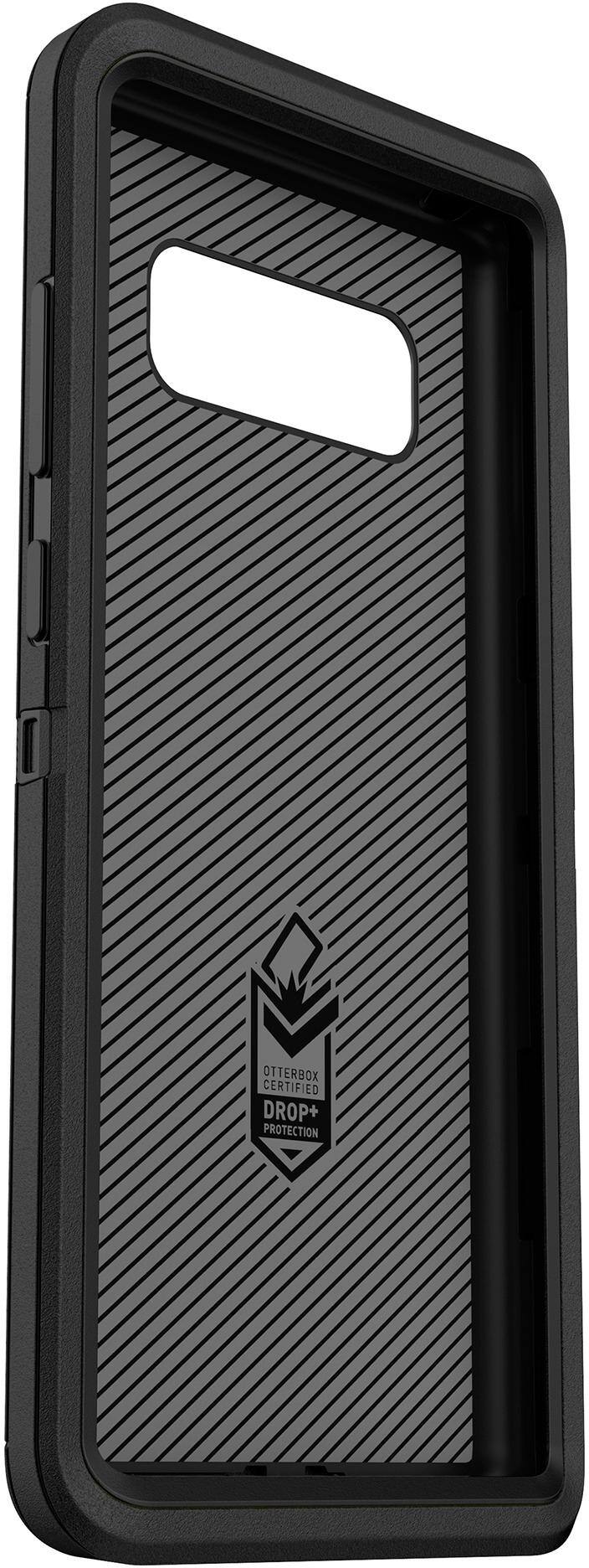 Alt View 12. OtterBox - Defender Series Case for Samsung Galaxy Note8 - Black.