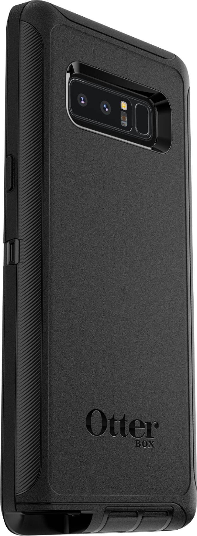 Alt View 21. OtterBox - Defender Series Case for Samsung Galaxy Note8 - Black.