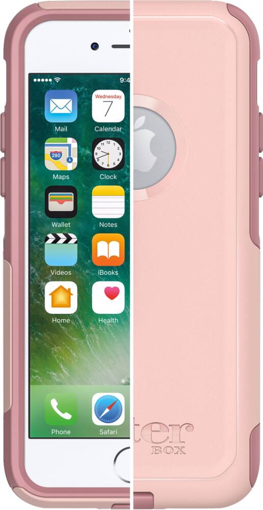 commuter case for apple iphone 7 and iphone 8 - pink