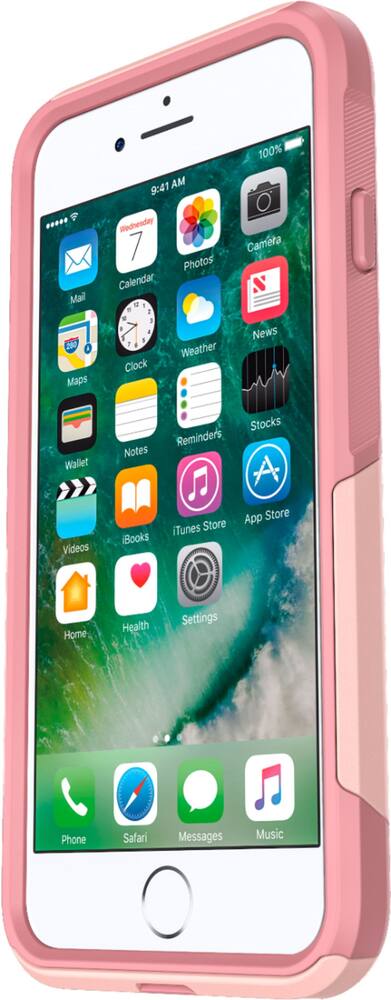 commuter case for apple iphone 7 and iphone 8 - pink