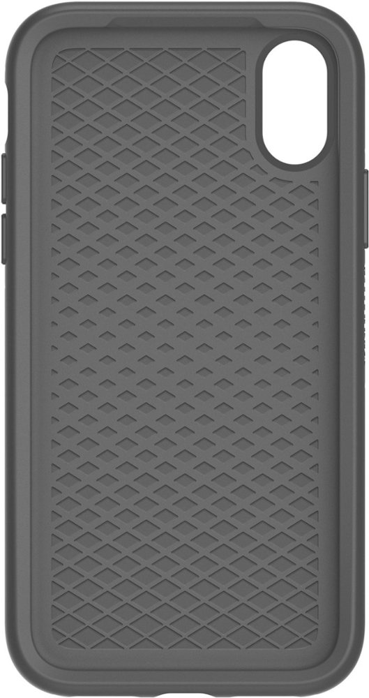 symmetry series case for apple iphone x and xs - gray/burgundy