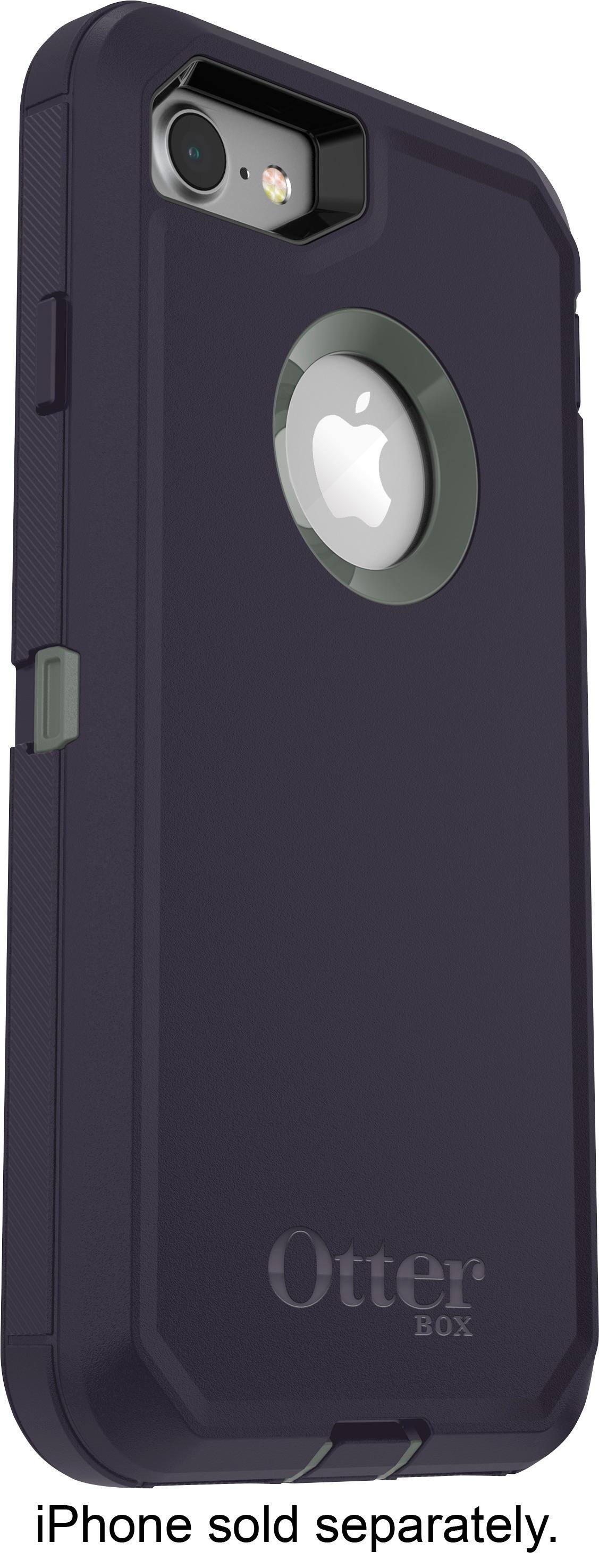 defender series case for apple iphone 7 plus and iphone 8 plus - blue/gray