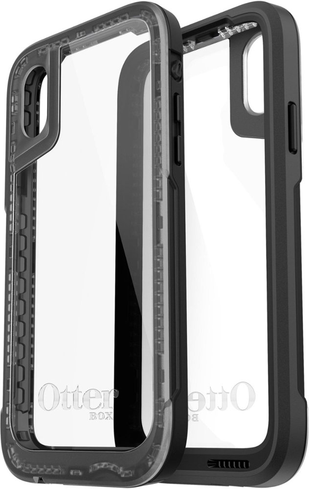pursuit case for apple iphone x and xs - black/clear