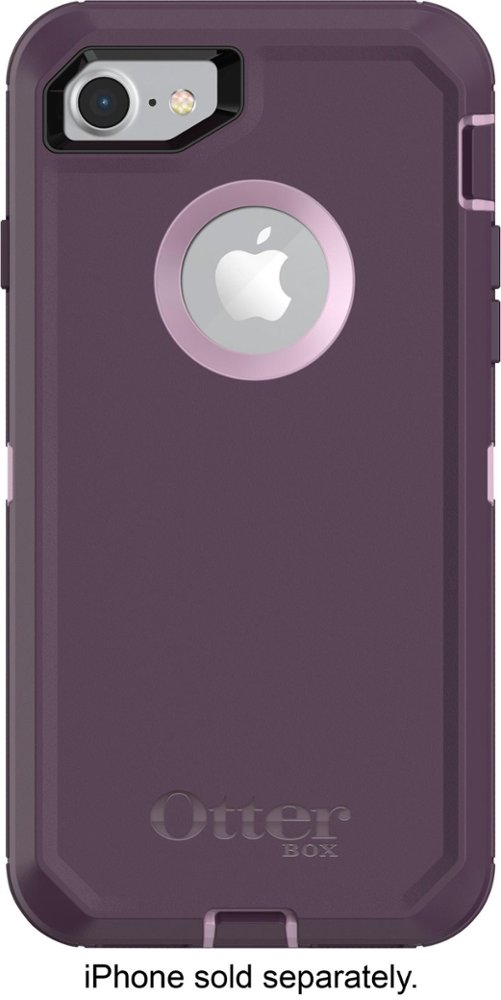 defender series case for apple iphone 7 plus and iphone 8 plus - purple