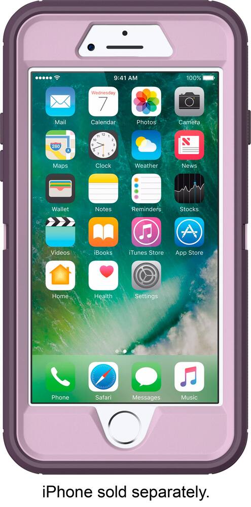 defender series case for apple iphone 7 plus and iphone 8 plus - purple defender series case for apple iphone 7 plus and iphone 8 plus - purple