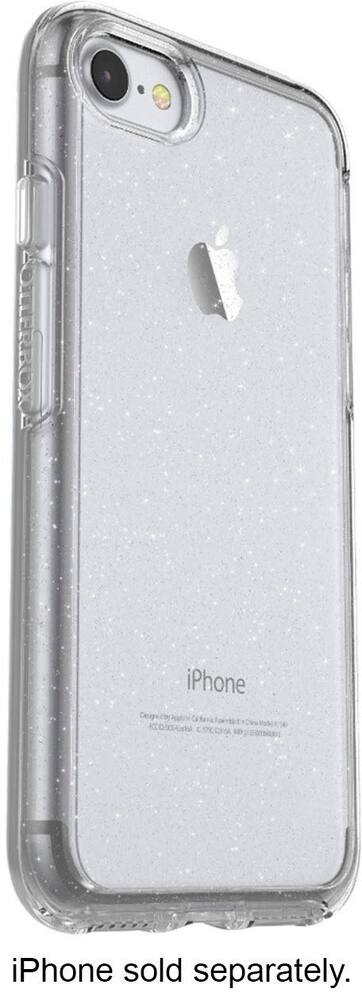 symmetry series case for apple iphone 7 and iphone 8 - clear/flake