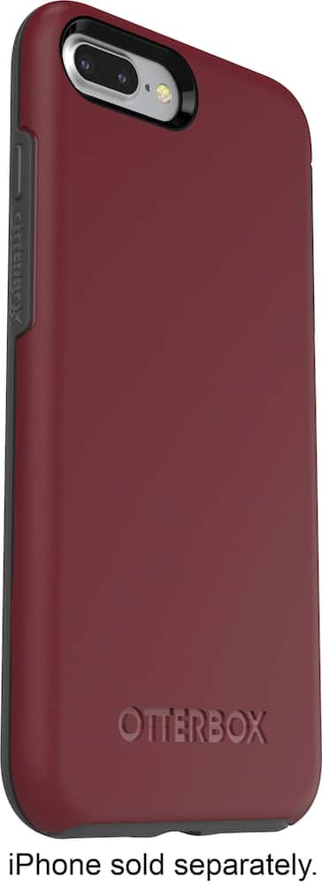 symmetry series case for apple iphone 7 and iphone 8 - gray/burgandy