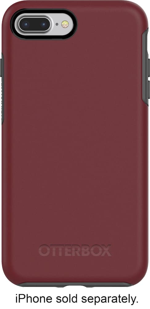 symmetry series case for apple iphone 7 and iphone 8 - gray/burgandy