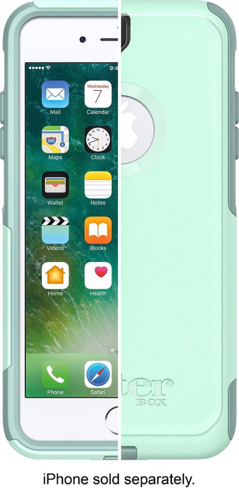 commuter series case for apple iphone 7 plus and iphone 8 plus - aqua/blue