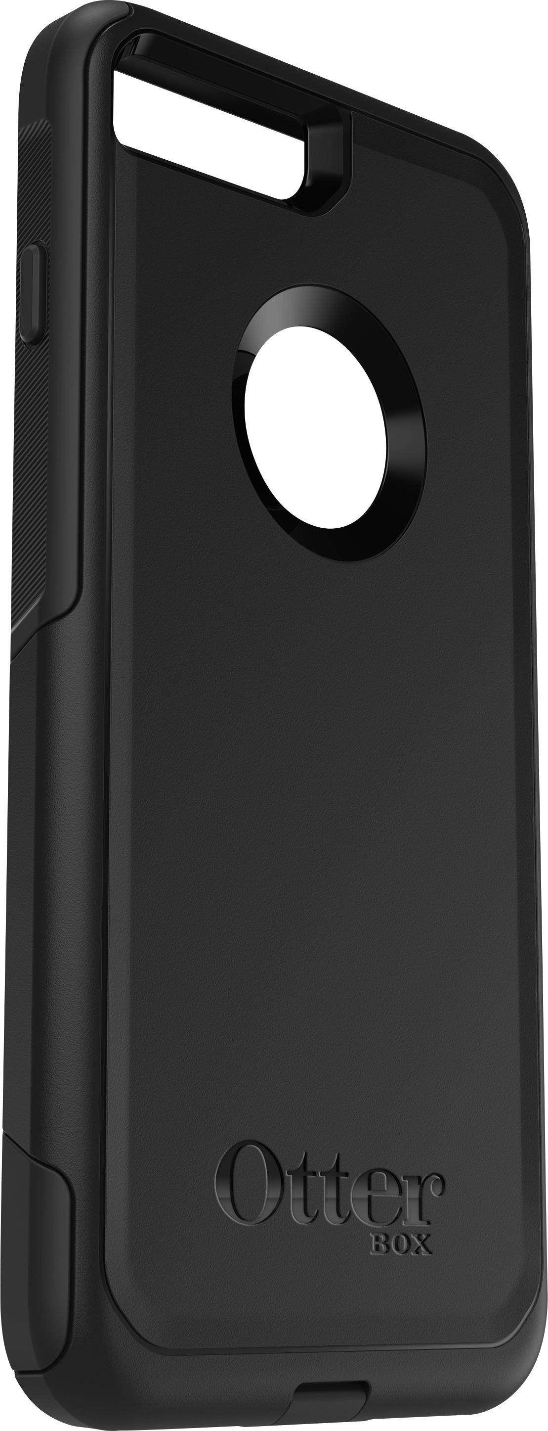 Angle View: OtterBox - Commuter Series Case for Apple® iPhone® 7 Plus and 8 Plus - Black