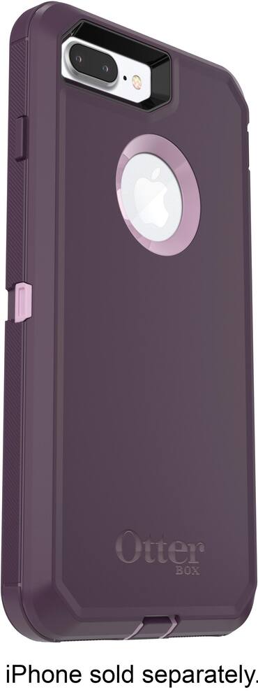 defender series case for apple iphone 7 and iphone 8 - purple