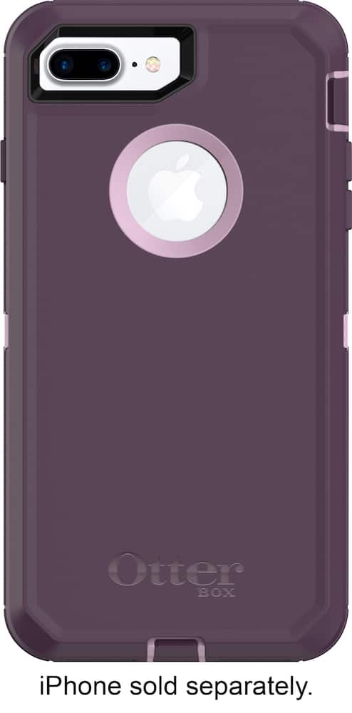 defender series case for apple iphone 7 and iphone 8 - purple