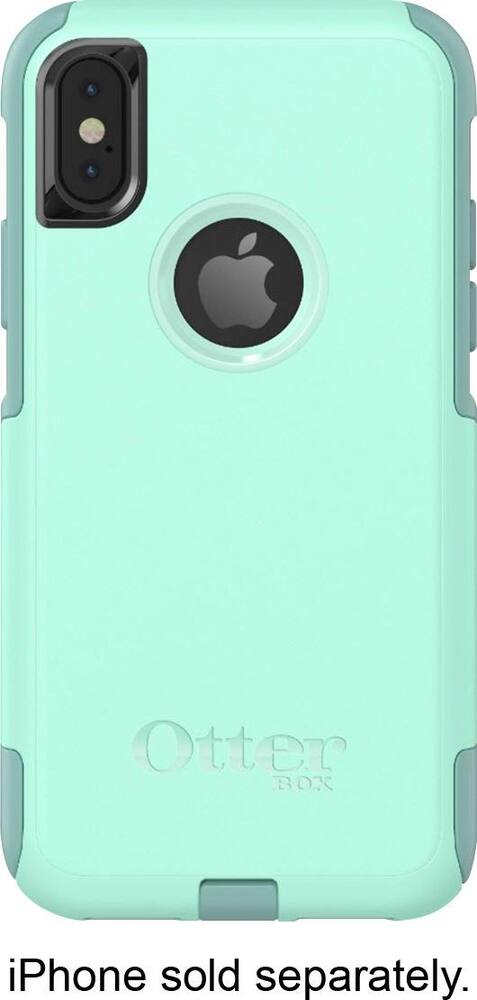 commuter case for apple iphone x and xs - aqua commuter case for apple iphone x and xs - aqua