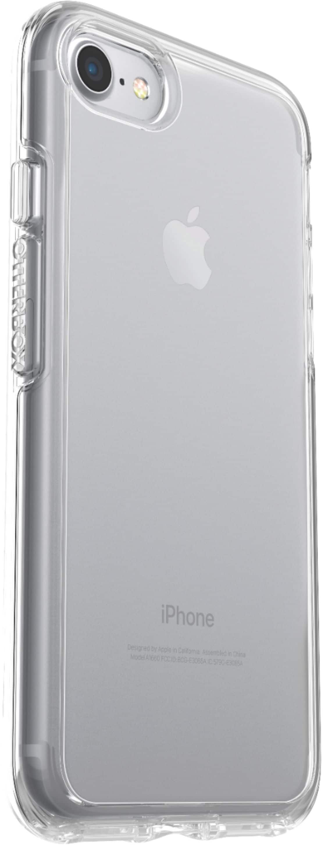 Angle. OtterBox - Symmetry Series Case for Apple® iPhone® 7, 8 and SE (2nd generation) - Clear.
