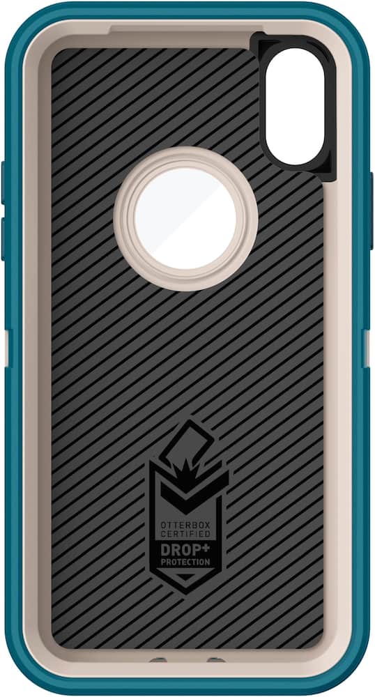 defender series modular case for apple iphone x and xs - blue/beige defender series modular case for apple iphone x and xs - blue/beige