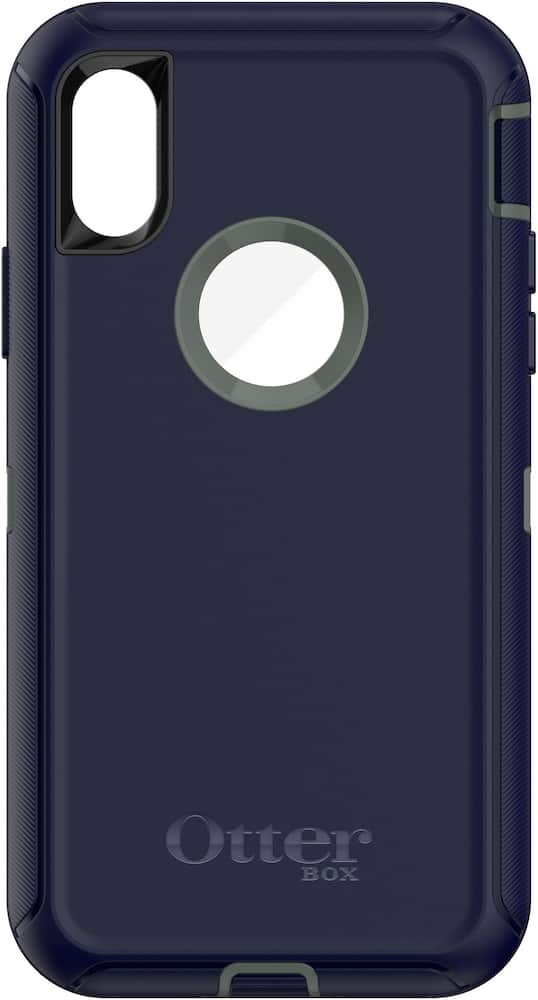 defender series modular case for apple iphone x and xs - blue/green