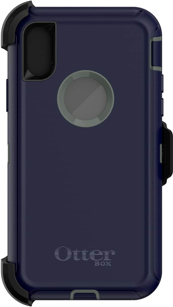 defender series modular case for apple iphone x and xs - blue/green