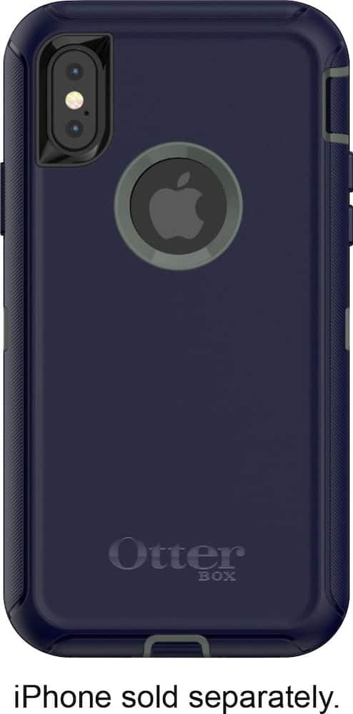 defender series modular case for apple iphone x and xs - blue/green