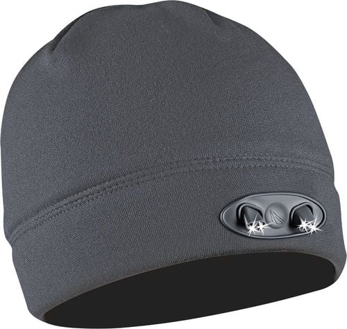 Panther Vision - POWERCAP 35/55 Lined Fleece Beanie - Dark Gray-Front_Standard