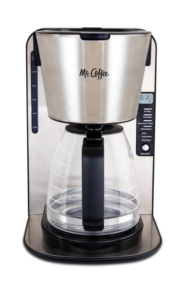 Mr. Coffee 12-Cup Black Stainless Coffee Maker