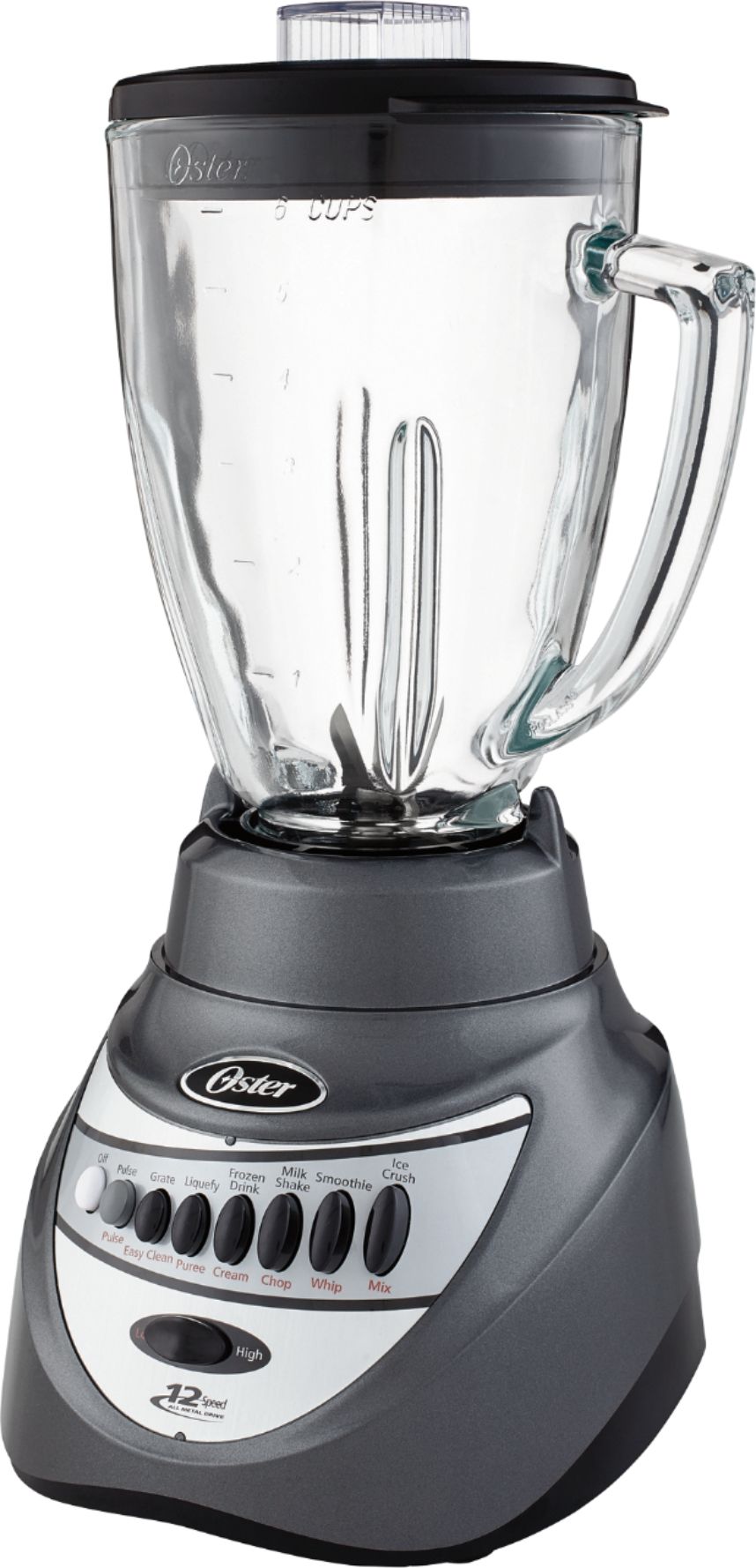 Oster 48 oz. 16-Speed Silver Blender with Food Processor 98589651M
