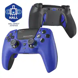 HM 1810 - Phantom Pro Controller With 4 Remappable Buttons 6 Remapping Profiles 8 Interchangeable Analog Stick And - Dream Blue