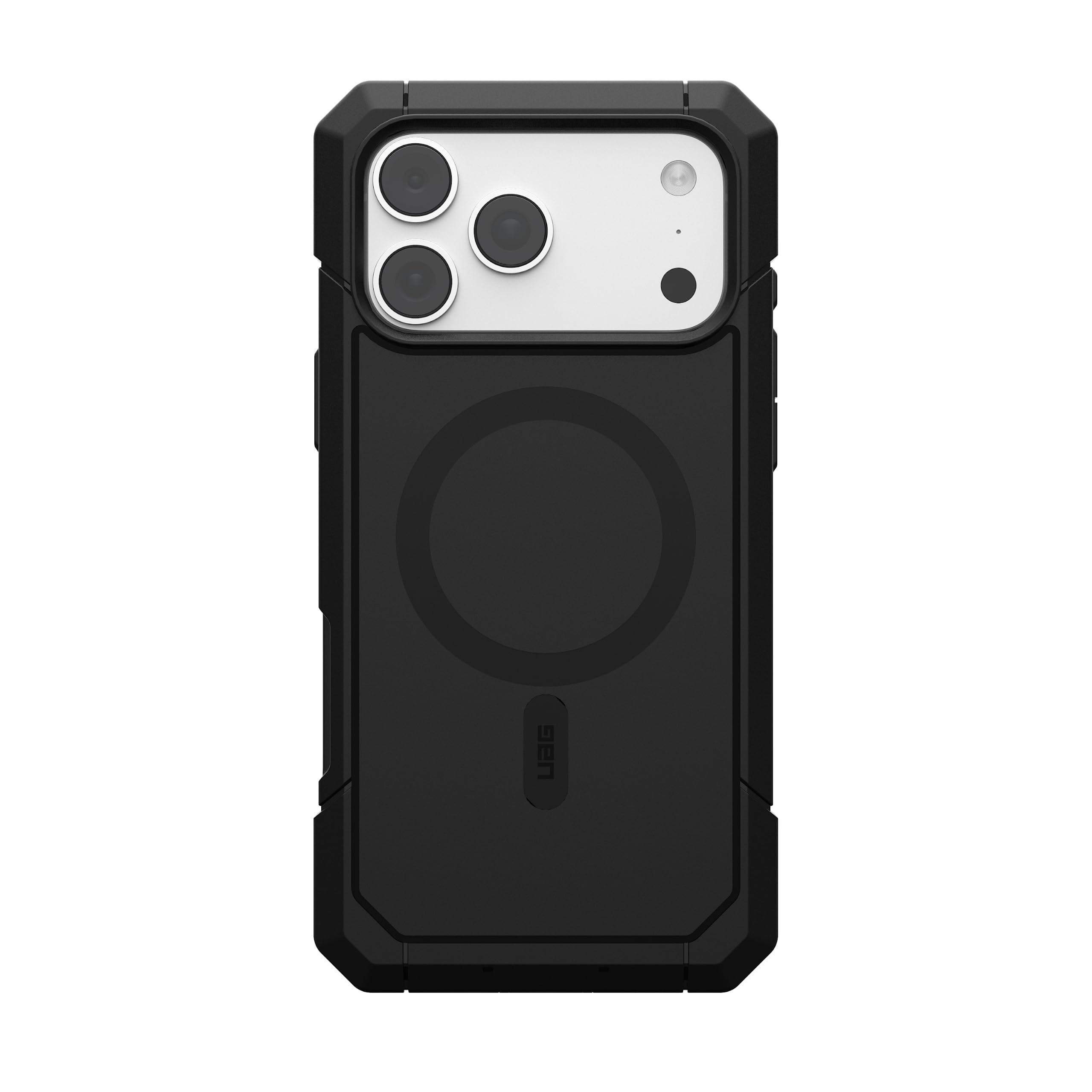 Alt View 3. UAG - iPhone 18 Pro Max Case/iPhone 17 Pro Max Case with MagSafe, 2-Piece Full Body Case with Port Protection, Trooper - Black.