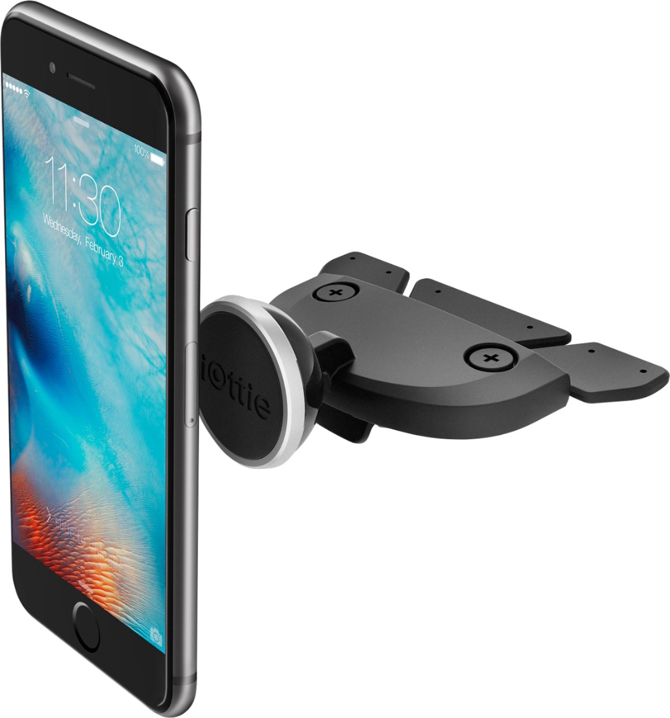 Bore støj Efterforskning iOttie iTap Magnetic CD Slot Car Mount for Select Mobile Phones Black  HLCRIO152RT - Best Buy