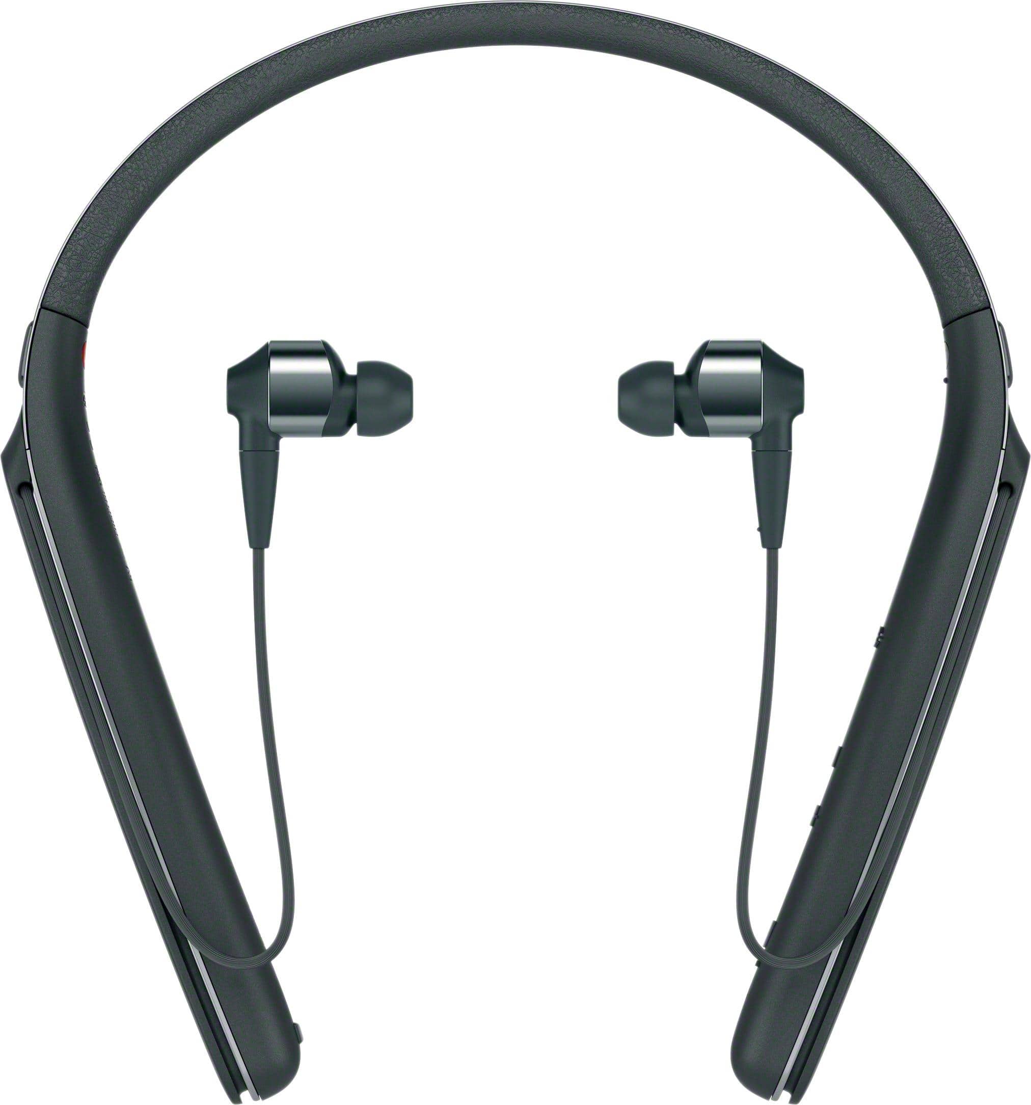 Alt View 11. Sony - 1000X Premium Wireless Noise Cancelling Behind-the-Neck Headphones - Black.