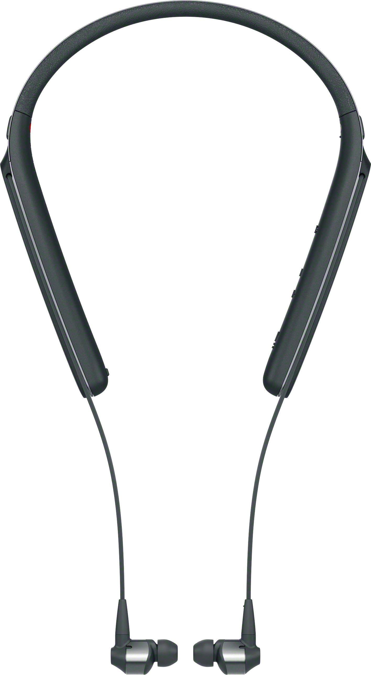 Alt View 12. Sony - 1000X Premium Wireless Noise Cancelling Behind-the-Neck Headphones - Black.