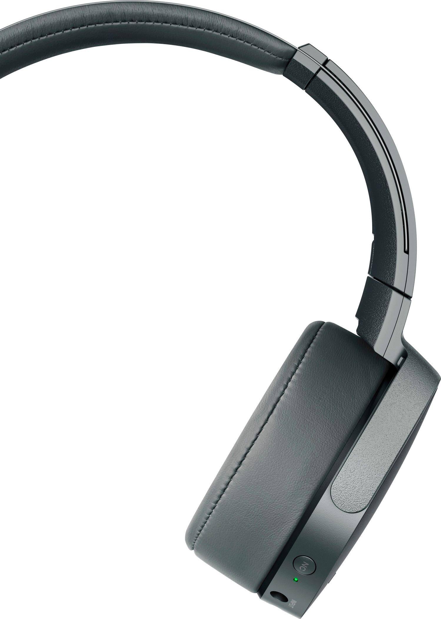 Alt View 13. Sony - XB950N1 Extra Bass Wireless Noise Cancelling Over-the-Ear Headphones - Titanium.