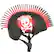 Alt View 11. Raskullz - Skull Hawk Helmet for Bike and Scooter - Red.