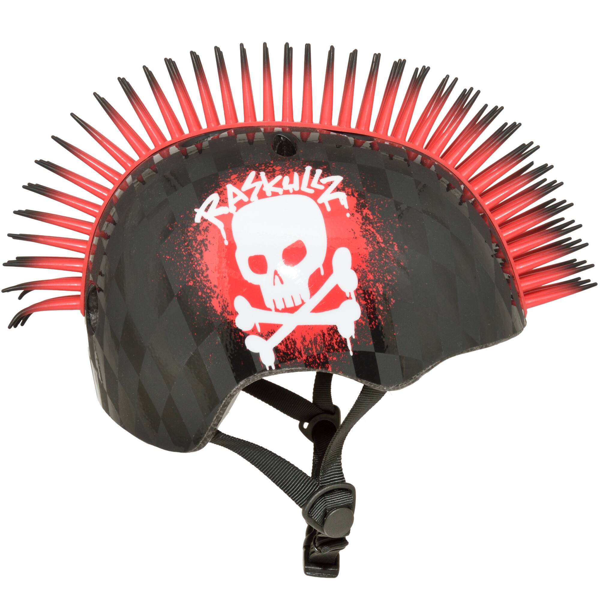 Alt View 11. Raskullz - Skull Hawk Helmet for Bike and Scooter - Red.
