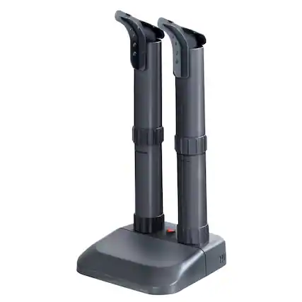 Front. Costway - Electric Shoe Dryer Mighty Boot Warmer Glove Dryer - Mixed Black & Grey.