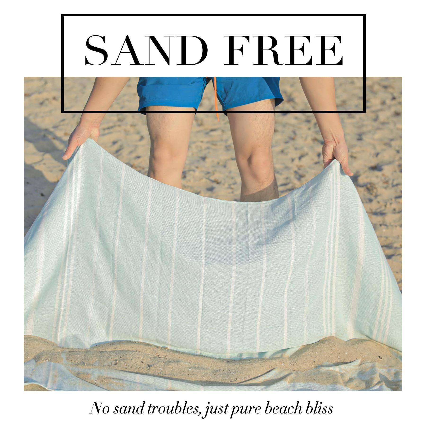 SAND FREE

No sand troubles, just pure beach bliss