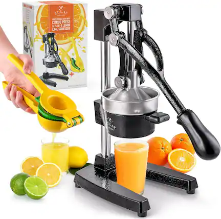 ZULAY KITCHEN PROFESSIONAL HEAVY DUTY CITRUS PRESS & 2-IN-1 LEMON LIME SQUEEZER
www.zulaykitchen.com