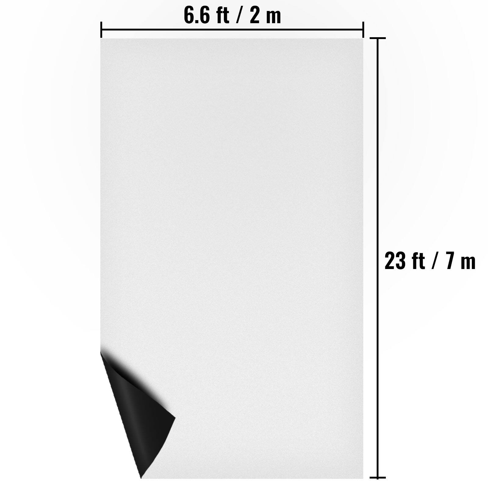 Alt View 4. VEVOR - Dance Floor, 6.6x23ft Dance Floor Roll, 0.06in Thick PVC Vinyl Dance Floor, Black/White Reversible Portable Dance Floor - White;Black.