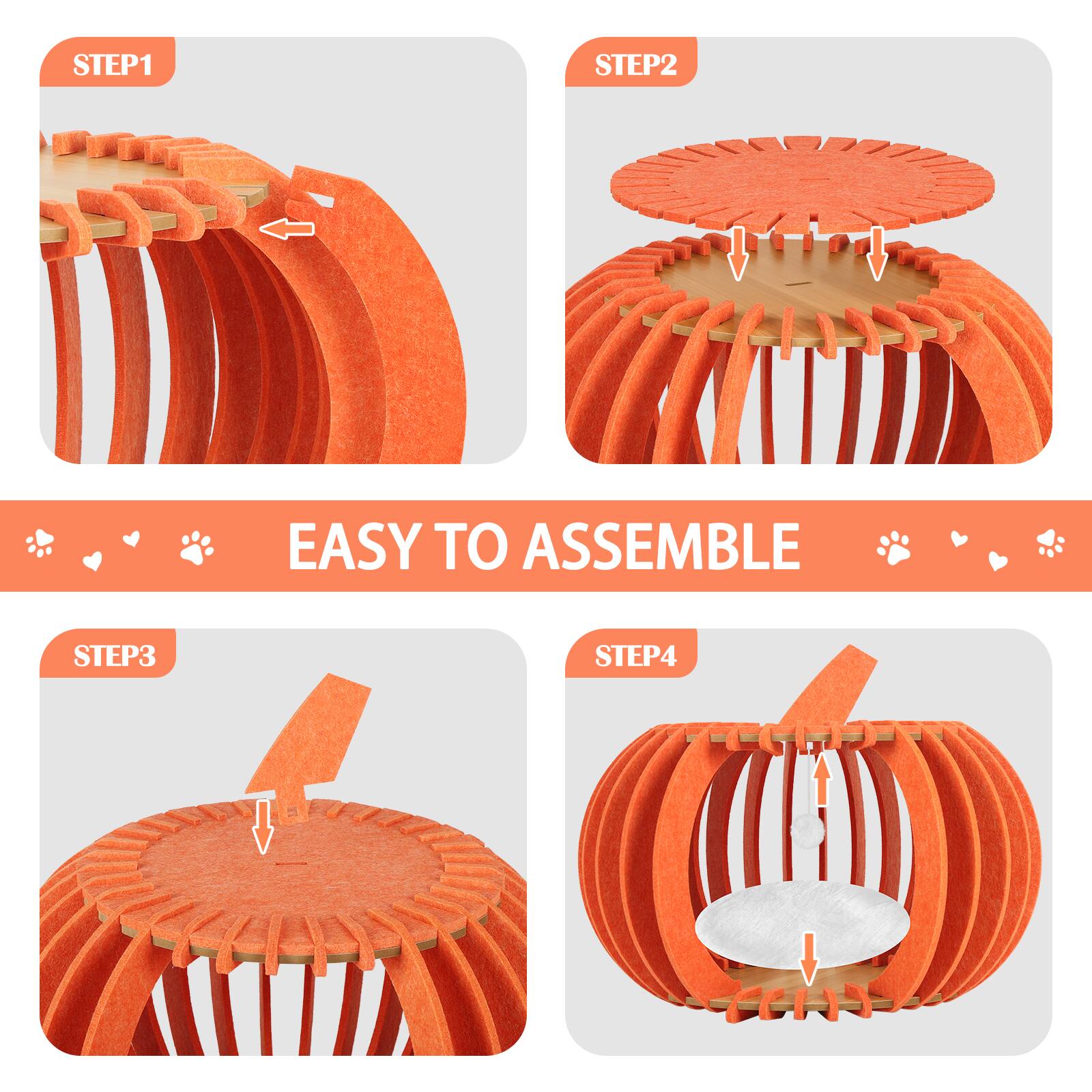 STEP 1  
STEP 2  
EASY TO ASSEMBLE  
STEP 3  
STEP 4