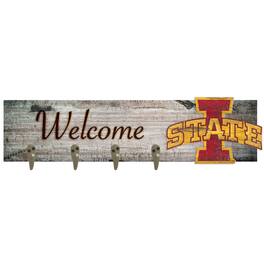 Fan Creations - Iowa State Cyclones 24" x 6" Mounted Coat Hanger - Multicolor