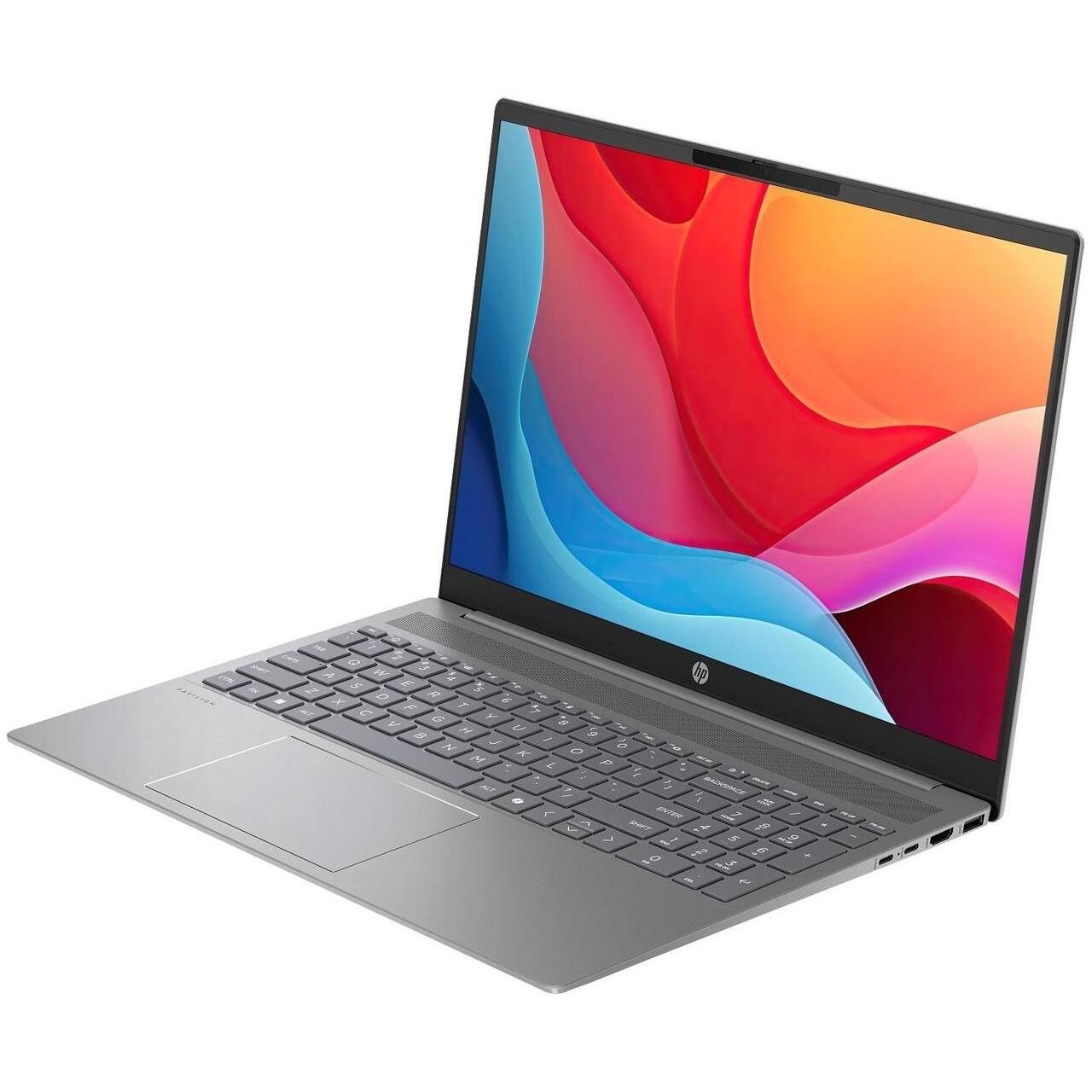 Angle. HP - Pavilion 16-ag0087nr 16" 16GB 512GB SSD AMD Ryzen™ 7 8840U 3.3GHz WIN11H,  - Silver.