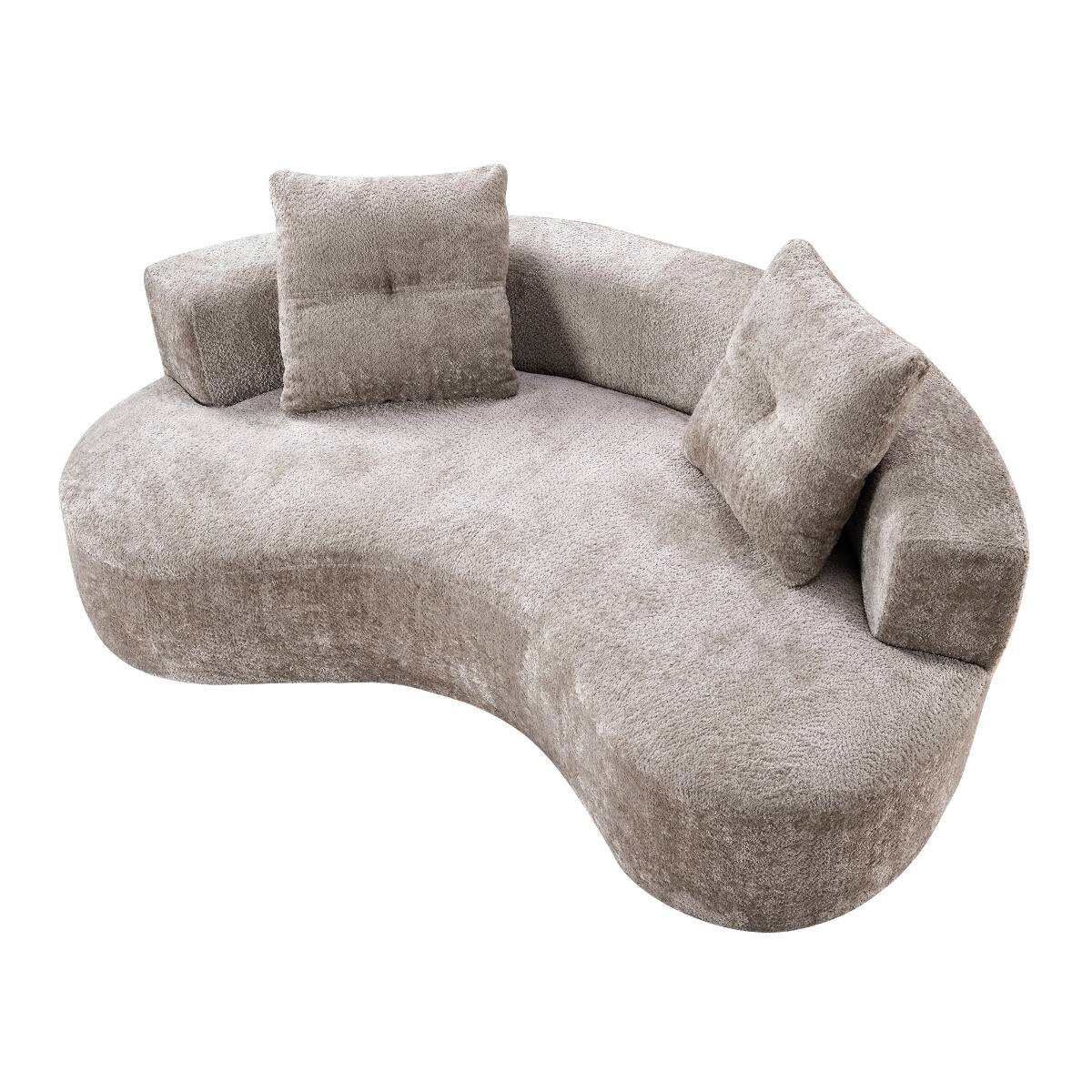 Ropilly 3 Seater Floor Sofa, Boneless Couch with Pillows, Sofa in a Box ...