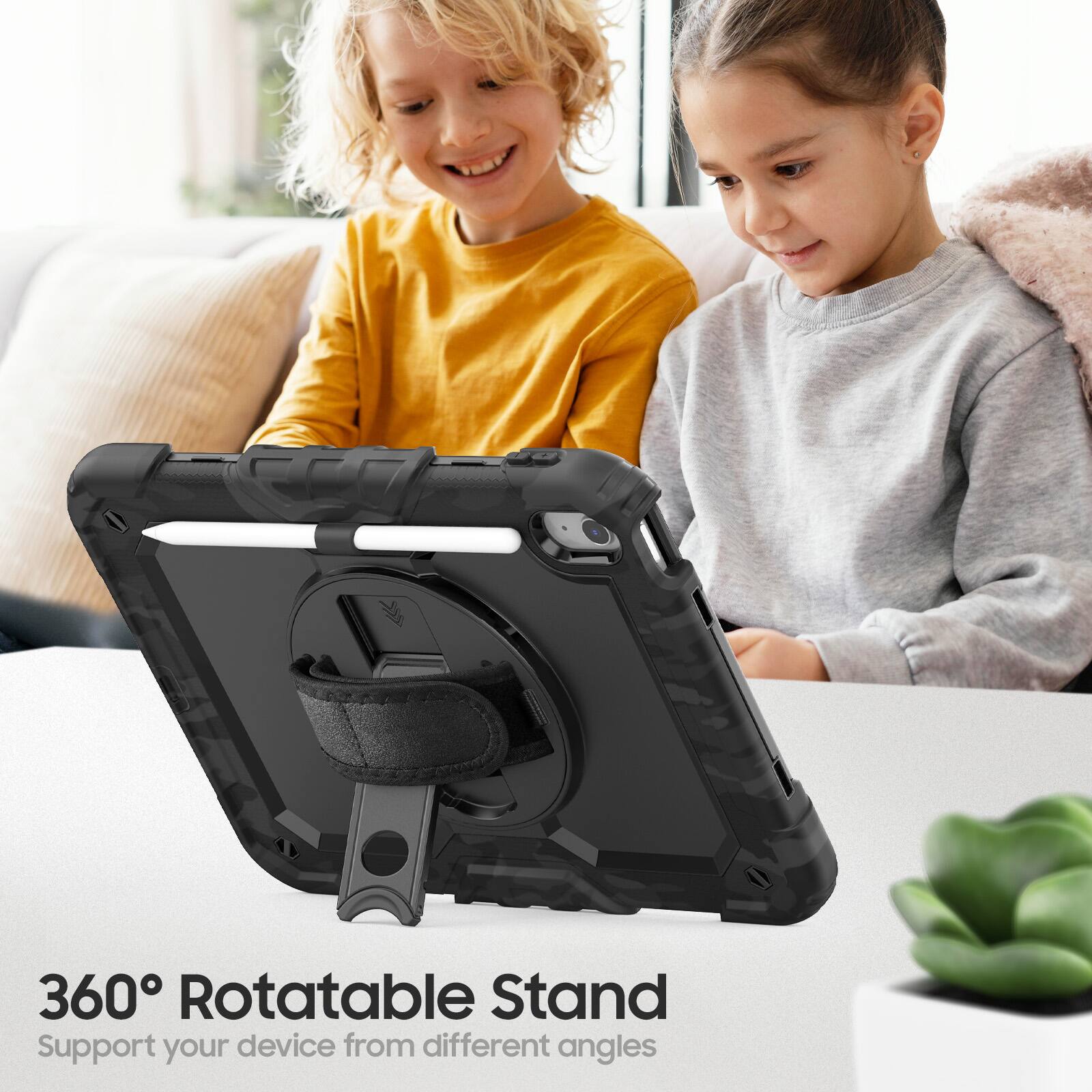 360° Rotatable Stand  
Support your device from different angles