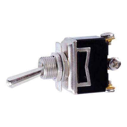 Front. Jandorf - Jandorf 20 amps Single Pole Toggle Power Tool Switch Silver 1 pk - Silver.