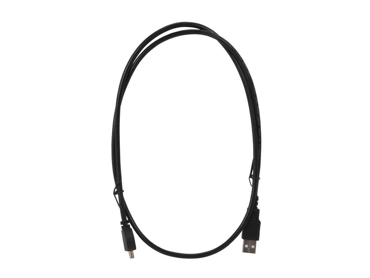 Alt View 1. Cables to Go - C2G 27329 USB 2.0 A Male to Mini-B Male Cable (3.3 Ft, 1 M) for Cameras.