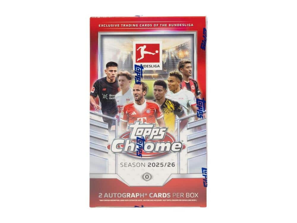 2025 26 Topps Chrome Bundesliga Soccer Hobby Box - Best Buy
