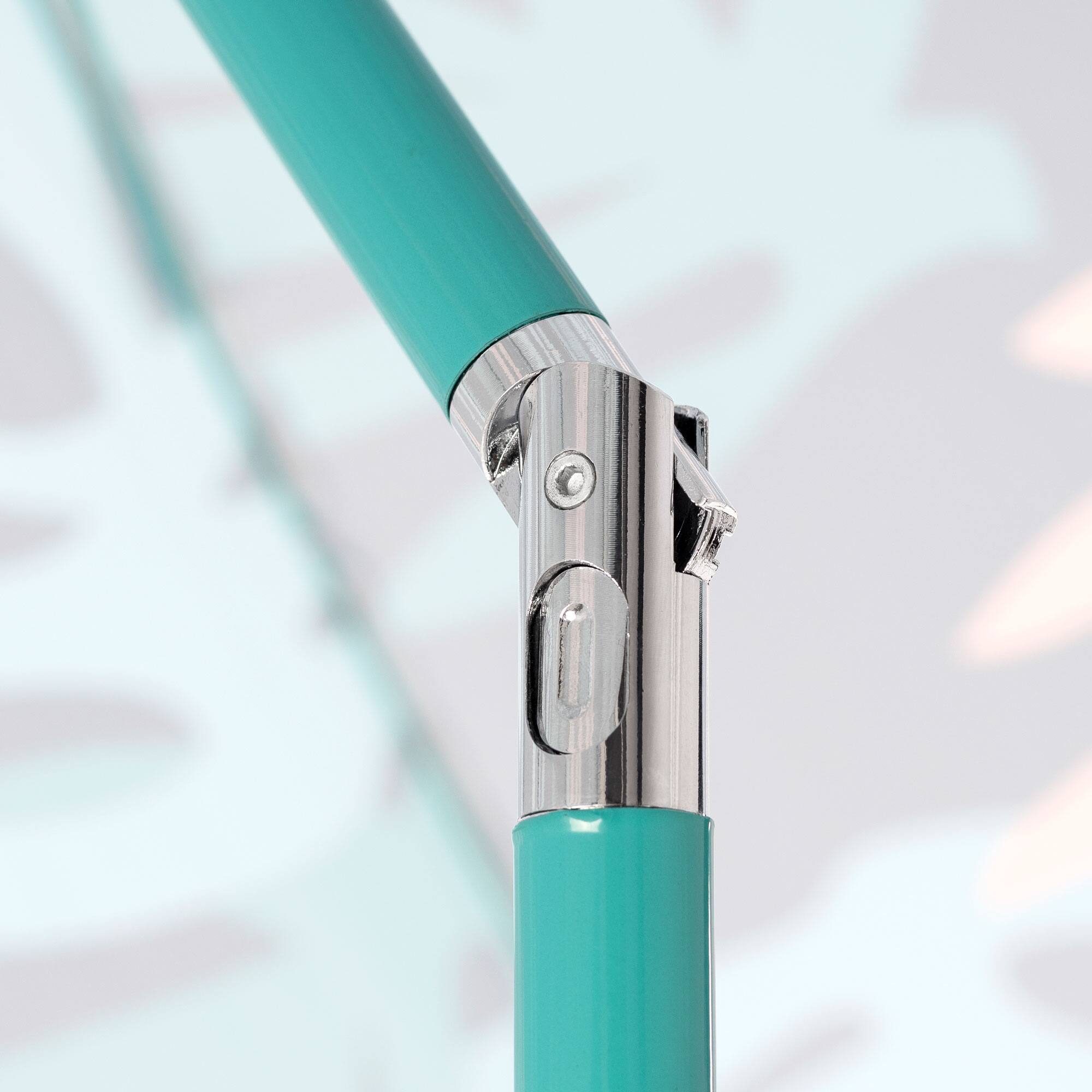 Alt View 5. SlumberTrek - SlumberTrek Moda Adjustable Height Push Button Tilt Beach Umbrella, Coral Leaf - Multicolor Coral Leaf.