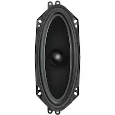 Front. SDX - 4”x10" Dual Cone OE Replacement Speaker - Black.